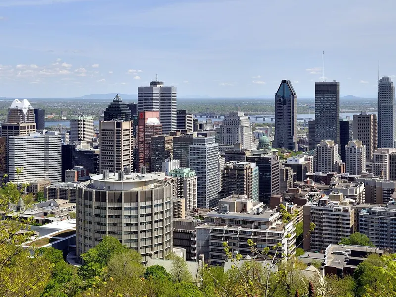 Downtown Montréal seen from Mount Royal