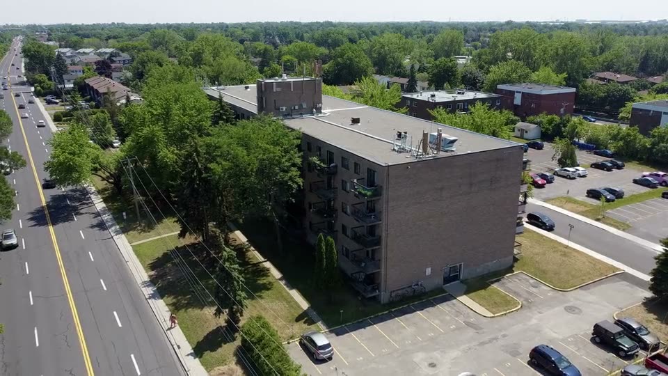 Aerial view of one of our buildings in Boucherville