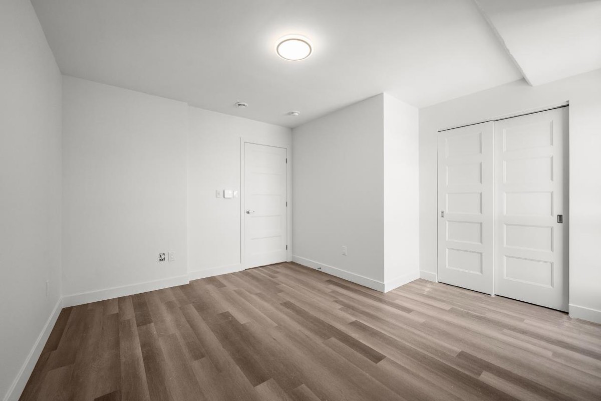 Second bedroom with fitted wardrobes