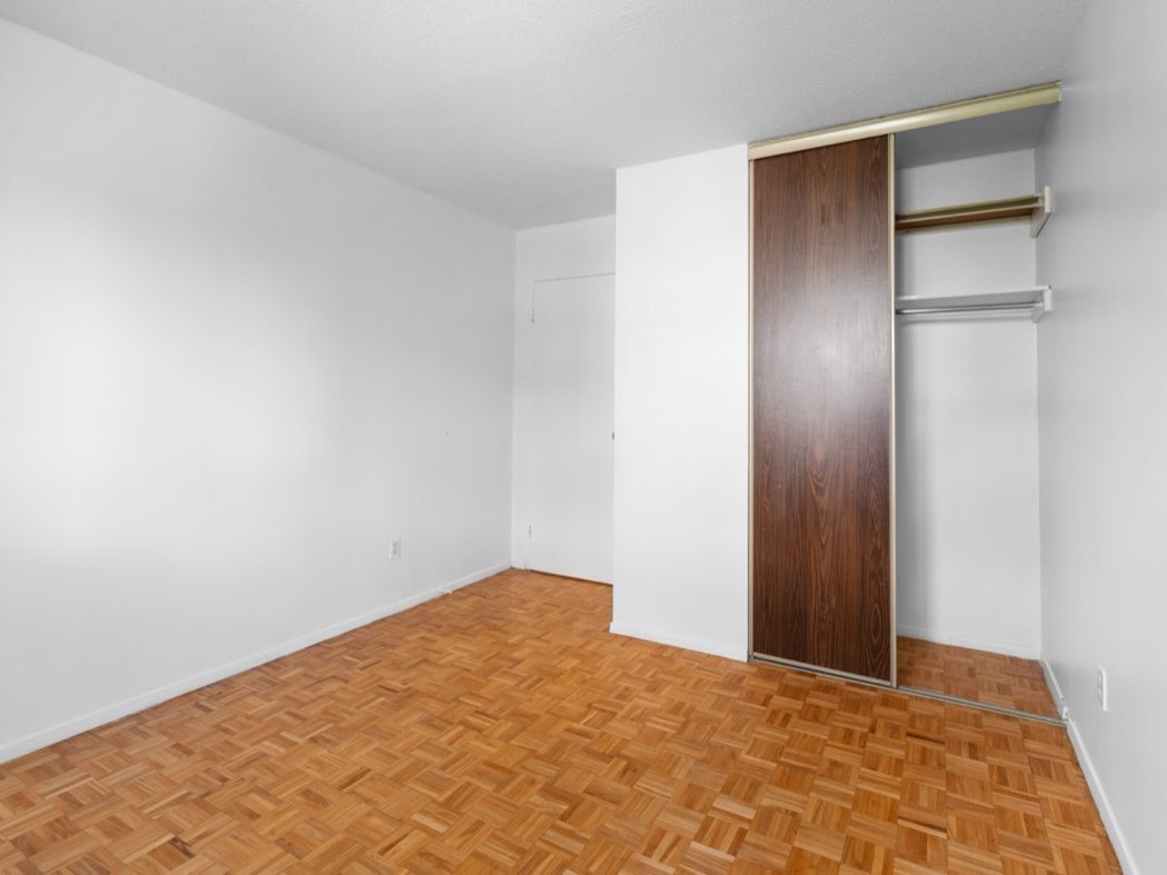 Second bedroom with a fitted wardrobe