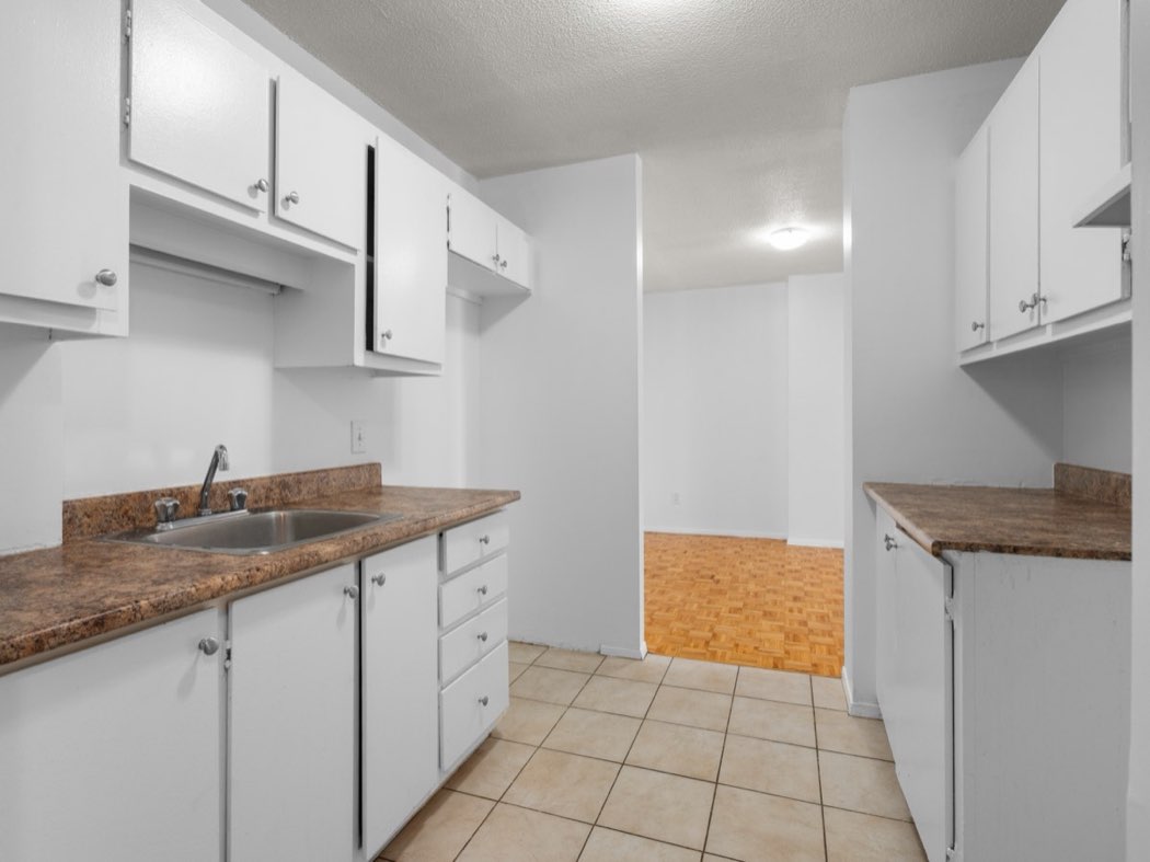 Kitchen with breakfast counter