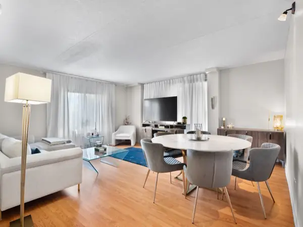 Staged living and dining area