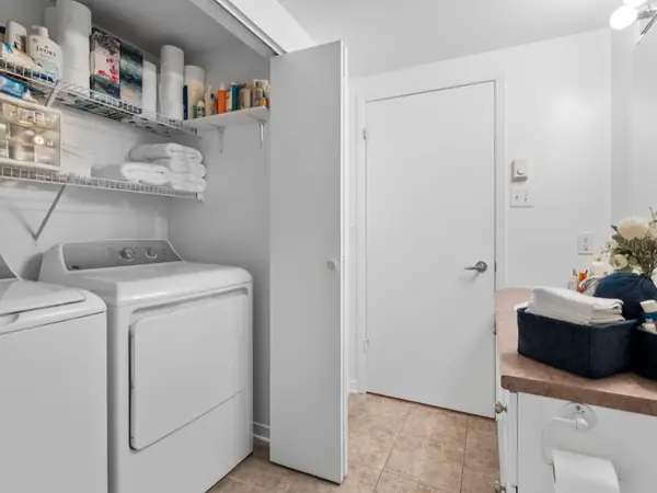 Washer and dryer inside the apartment