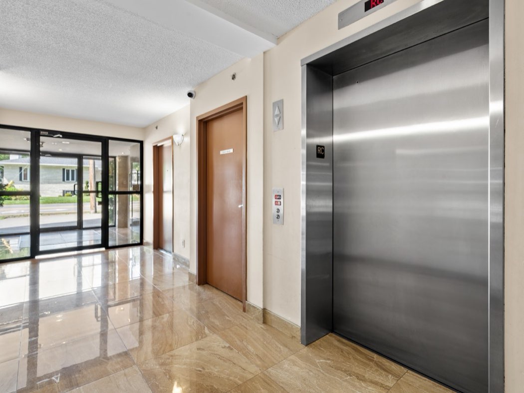 The lift lobby