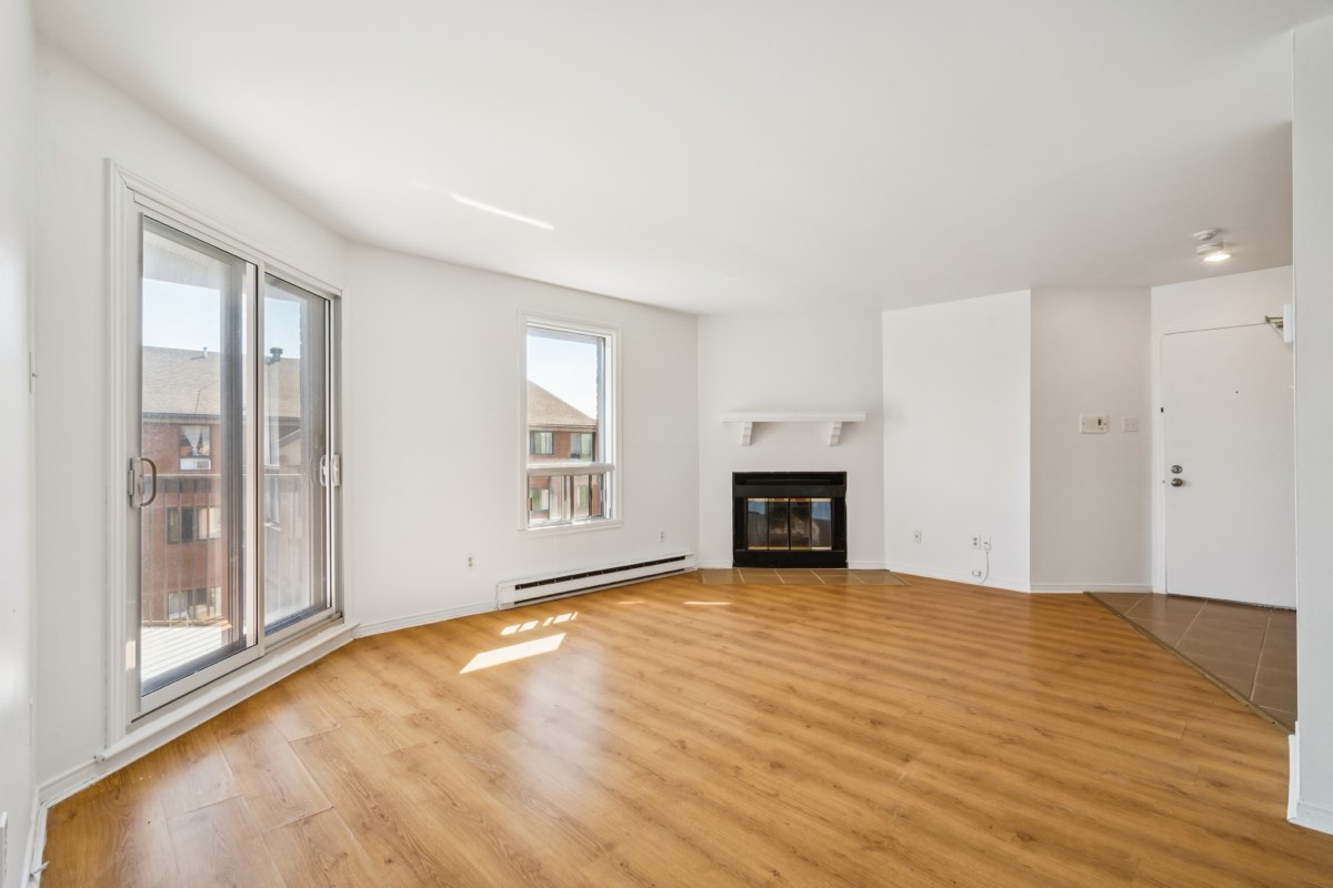 Living room looking toward the balcony