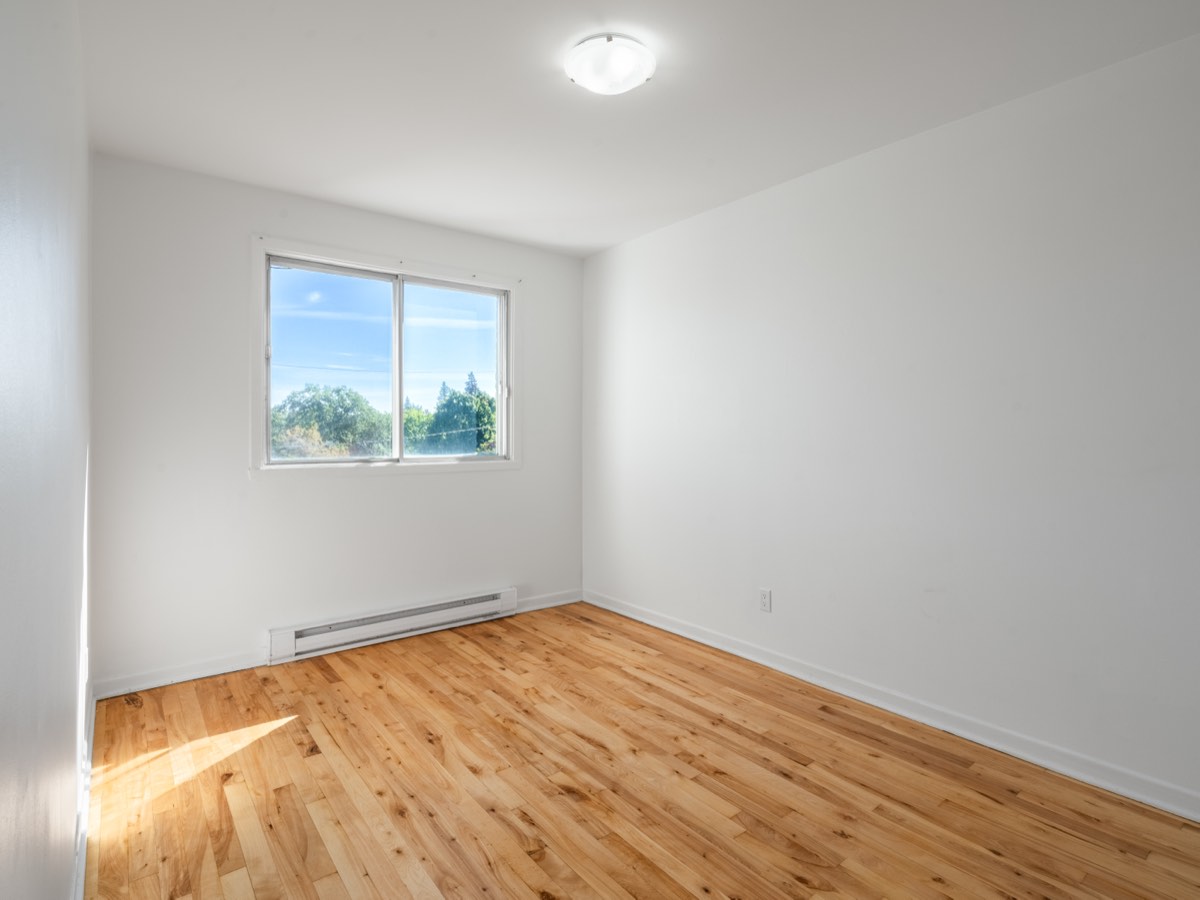 Living room with hardwood floor