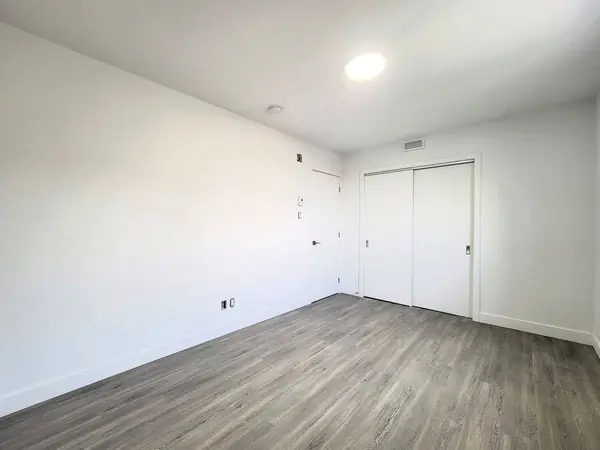 Bedroom with a double closet